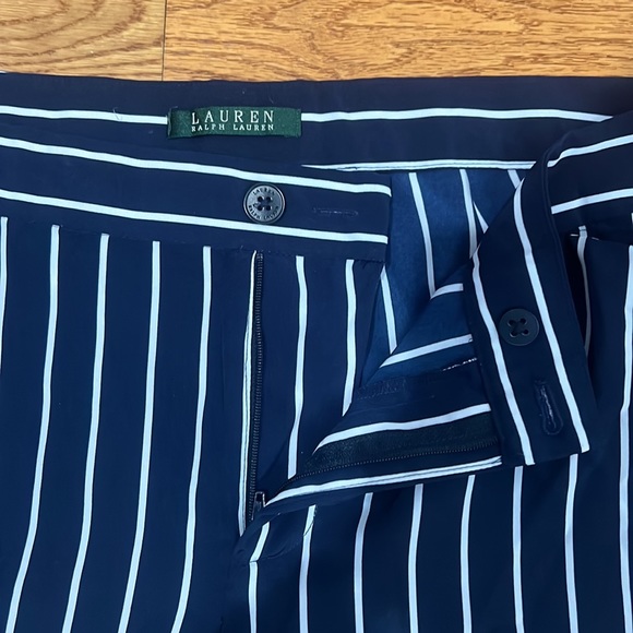 Women’s LAUREN Ralph Lauren pinstriped pants - Picture 2 of 4